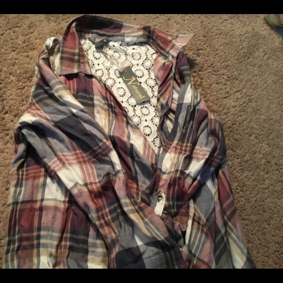 Natural Reflections large ombré plaid - Picture 5 of 7